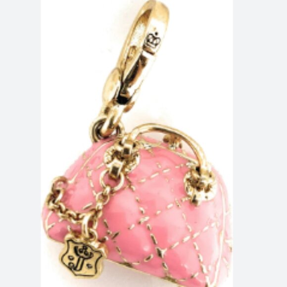 RARE Vintage Y2K JUICY COUTURE PINK QUILTED BOWLER BAG STATUS DAYDREAMER BARBIE - Picture 1 of 12